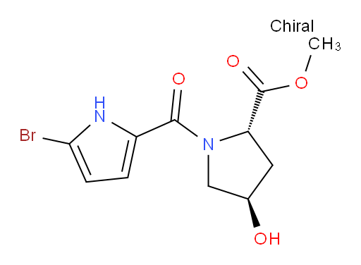 (2S,4R)-methyl 1-(5-bromo-1H-pyrrole-2-carbonyl)-4-hydroxypyrrolidine-2-carboxylate