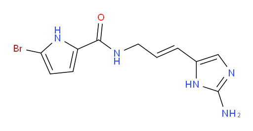 (E)-N-(3-(2-amino-1H-imidazol-5-yl)allyl)-5-bromo-1H-pyrrole-2-carboxamide