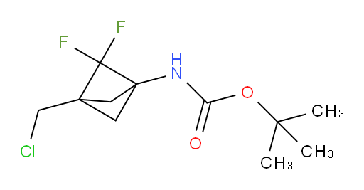 tert-Butyl (3-(chloromethyl)-2,2-difluorobicyclo[1.1.1]pentan-1-yl)carbamate
