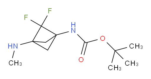 tert-Butyl (2,2-difluoro-3-(methylamino)bicyclo[1.1.1]pentan-1-yl)carbamate