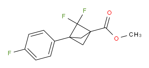 Methyl 2,2-difluoro-3-(4-fluorophenyl)bicyclo[1.1.1]pentane-1-carboxylate