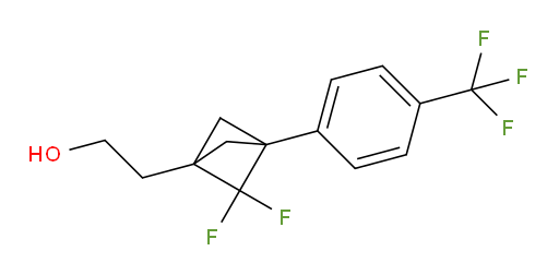 2,2-Difluoro-3-[4-(trifluoromethyl)phenyl]-bicyclo[1.1.1]pentane-1-ethanol