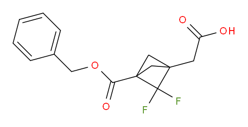 2,2-Difluoro-3-[(benzyloxy)carbonyl]bicyclo[1.1.1]pentane-1-acetic acid