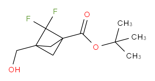 2,2-Difluoro-3-(hydroxymethyl)-bicyclo[1.1.1]pentane-1-carboxylic acid tert-butyl ester
