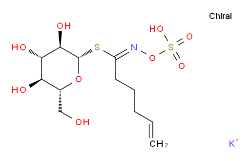 β-D-Glucopyranose, 1-thio-, 1-[N-(sulfooxy)-5-hexenimidate], monopotassium salt (9CI)