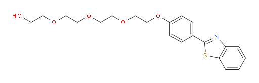 2-[2-[2-[2-[4-(2-Benzothiazolyl)phenoxy]ethoxy]ethoxy]ethoxy]ethanol (ACI)