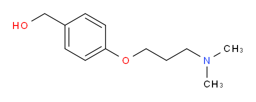 4-[3-(Dimethylamino)propoxy]benzenemethanol (ACI)