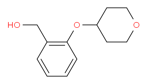2-[(Tetrahydro-2H-pyran-4-yl)oxy]benzenemethanol (ACI)