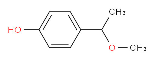 4-(1-Methoxyethyl)phenol (ACI)