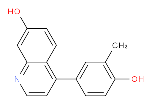 4-(4-Hydroxy-3-methylphenyl)-7-quinolinol (ACI)