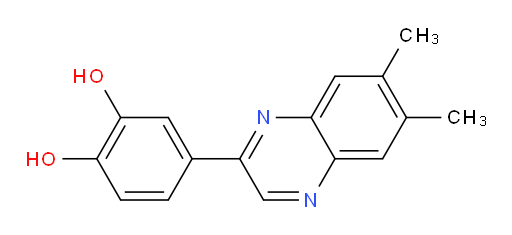 4-(6,7-Dimethyl-2-quinoxalinyl)-1,2-benzenediol (ACI)