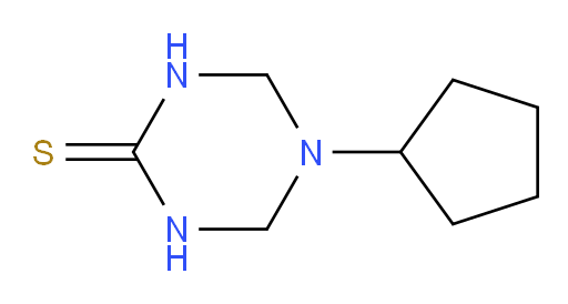 5-Cyclopentyltetrahydro-1,3,5-triazine-2(1H)-thione (ACI)
