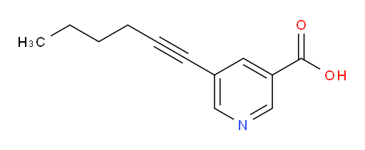5-(1-Hexyn-1-yl)-3-pyridinecarboxylic acid (ACI)
