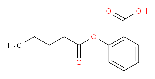 2-[(1-Oxopentyl)oxy]benzoic acid (ACI)