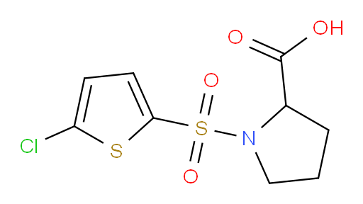 1-[(5-Chloro-2-thienyl)sulfonyl]proline (ACI)