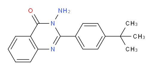 3-Amino-2-[4-(1,1-dimethylethyl)phenyl]-4(3H)-quinazolinone (ACI)