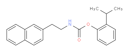 2-(1-Methylethyl)phenyl N-[2-(2-naphthalenyl)ethyl]carbamate (ACI)