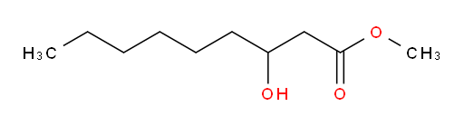Nonanoic acid, 3-hydroxy-, methyl ester (9CI, ACI)