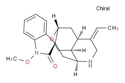 (3S,3′Z,4′R,4′aS,7′R,9′aS)-3′-Ethylidene-1′,2′,3′,4′,4′a,5′,9′,9′a-octahydro-1-methoxyspiro[3H-indole-3,8′(7′H)-[4,7]methanooxepino[4,3-b]pyridin]-2(1H)-one (ACI)