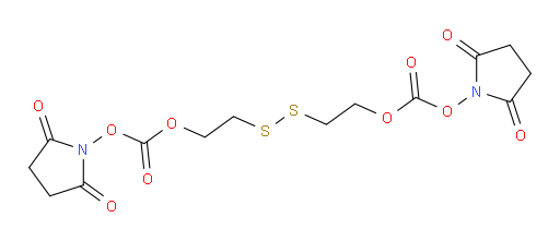 C,C′-(Dithiodi-2,1-ethanediyl) bis[C-(2,5-dioxo-1-pyrrolidinyl) carbonate] (ACI)