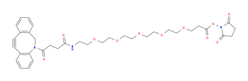 2,5-Dioxo-1-pyrrolidinyl 23-(11,12-didehydrodibenz[b,f]azocin-5(6H)-yl)-20,23-dioxo-4,7,10,13,16-pentaoxa-19-azatricosanoate (ACI)