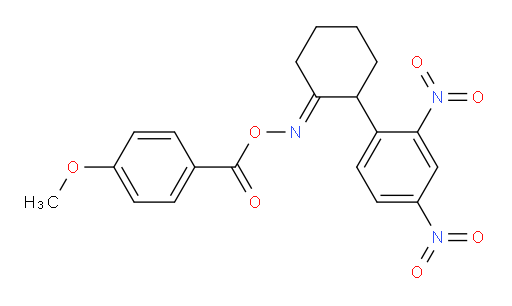 2-(2,4-Dinitrophenyl)cyclohexanone O-(4-methoxybenzoyl)oxime (ACI)