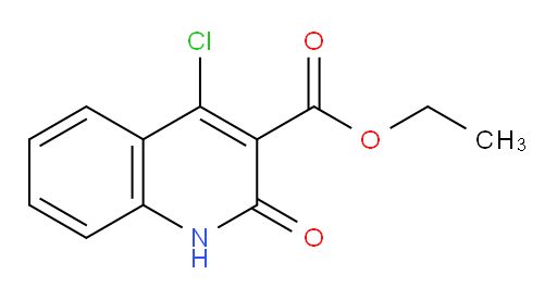 Ethyl 4-chloro-1,2-dihydro-2-oxo-3-quinolinecarboxylate (ACI)