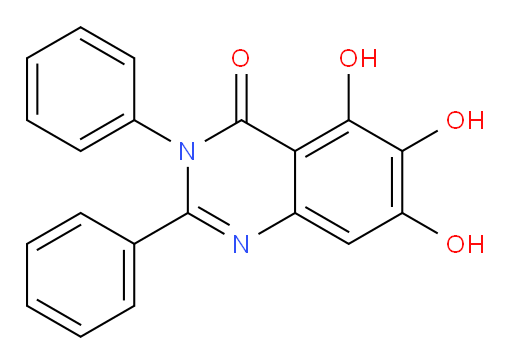 5,6,7-Trihydroxy-2,3-diphenyl-4(3H)-quinazolinone (ACI)