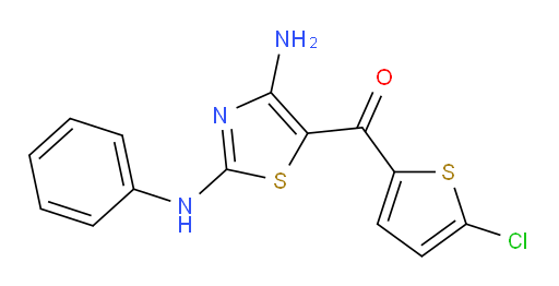 [4-Amino-2-(phenylamino)-5-thiazolyl](5-chloro-2-thienyl)methanone (ACI)