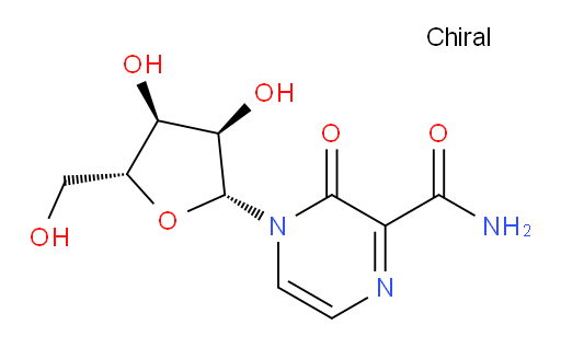 3,4-Dihydro-3-oxo-4-β-D-ribofuranosyl-2-pyrazinecarboxamide (ACI)