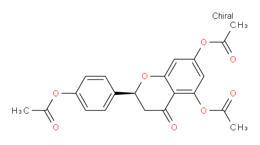4H-1-Benzopyran-4-one, 5,7-bis(acetyloxy)-2-[4-(acetyloxy)phenyl]-2,3-dihydro-, (S)- (9CI)