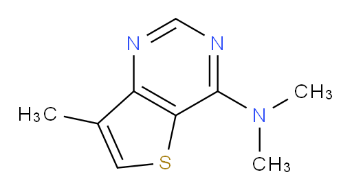 N,N,7-Trimethylthieno[3,2-d]pyrimidin-4-amine (ACI)