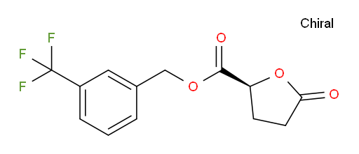 [3-(Trifluoromethyl)phenyl]methyl (2S)-tetrahydro-5-oxo-2-furancarboxylate (ACI)
