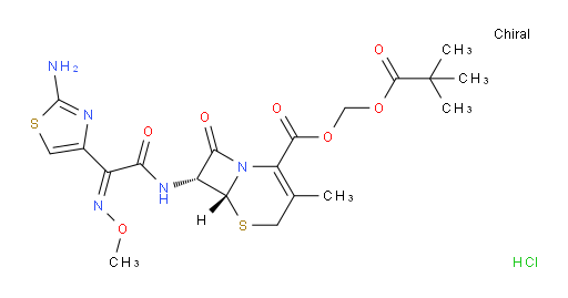 Cefetamet pivoxil hydrochloride