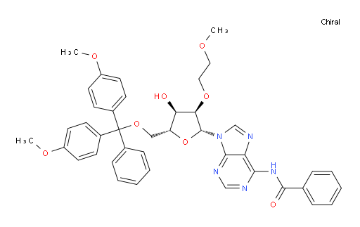 N-Benzoyl-5′-O-[bis(4-methoxyphenyl)phenylmethyl]-2′-O-(2-methoxyethyl)adenosine (ACI)