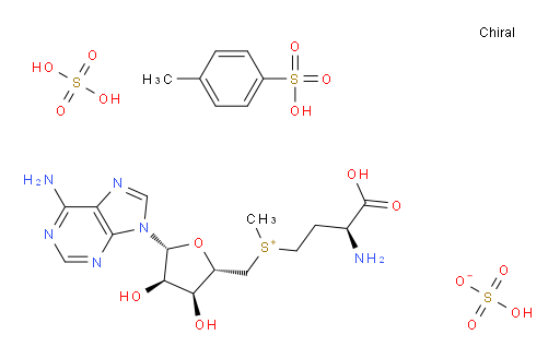 Adenosine, 5′-[[(3S)-3-amino-3-carboxypropyl]methylsulfonio]-5′-deoxy-, sulfate, 4-methylbenzenesulfonate sulfate (1:1:1:1) (ACI)