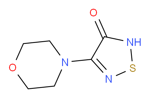 4-morpholino-1,2,5-thiadiazol-3(2H)-one