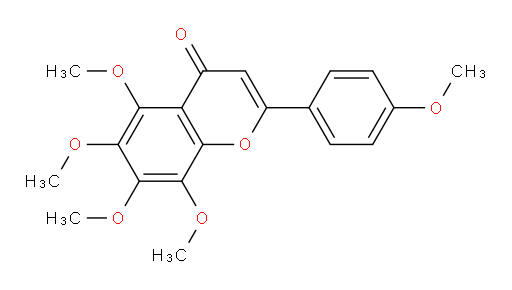 5,6,7,8-tetramethoxy-2-(4-methoxyphenyl)-4-benzopyrone