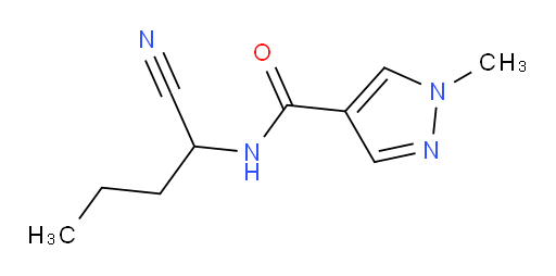 N-(1-cyanobutyl)-1-methyl-1H-pyrazole-4-carboxamide