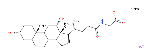 sodium 2-((4R)-4-((3R,10S,12S,13R,17R)-3,12-dihydroxy-10,13-dimethylhexadecahydro-1H-cyclopenta[a]phenanthren-17-yl)pentanamido)acetate