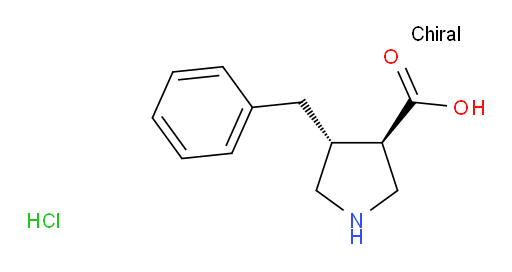 (3R,4R)-4-benzylpyrrolidine-3-carboxylic acid hydrochloride