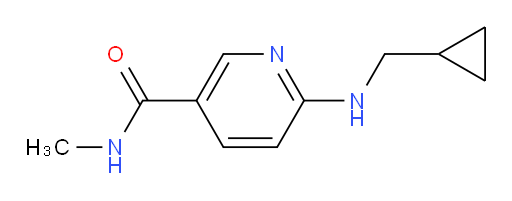 6-[(cyclopropylmethyl)amino]-N-methylpyridine-3-carboxamide