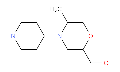 [5-methyl-4-(piperidin-4-yl)morpholin-2-yl]methanol