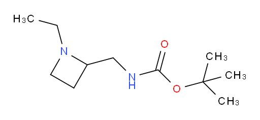 tert-butyl N-[(1-ethylazetidin-2-yl)methyl]carbamate