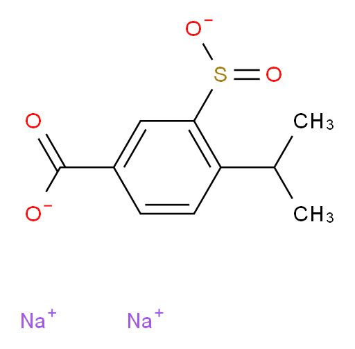 disodium 4-(propan-2-yl)-3-sulfinobenzoate