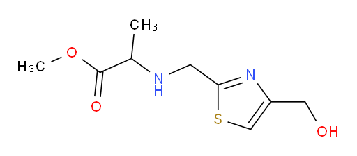 methyl 2-({[4-(hydroxymethyl)-1,3-thiazol-2-yl]methyl}amino)propanoate