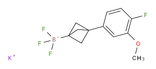 potassium trifluoro[3-(4-fluoro-3-methoxyphenyl)bicyclo[1.1.1]pentan-1-yl]boranuide
