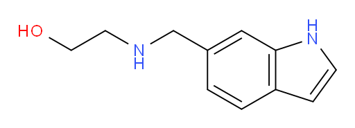 2-{[(1H-indol-6-yl)methyl]amino}ethan-1-ol