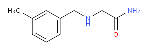 2-{[(3-methylphenyl)methyl]amino}acetamide