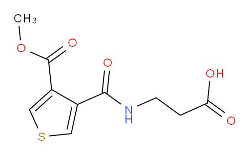 3-{[4-(methoxycarbonyl)thiophen-3-yl]formamido}propanoic acid
